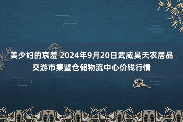 美少妇的哀羞 2024年9月20日武威昊天农居品交游市集暨仓储物流中心价钱行情